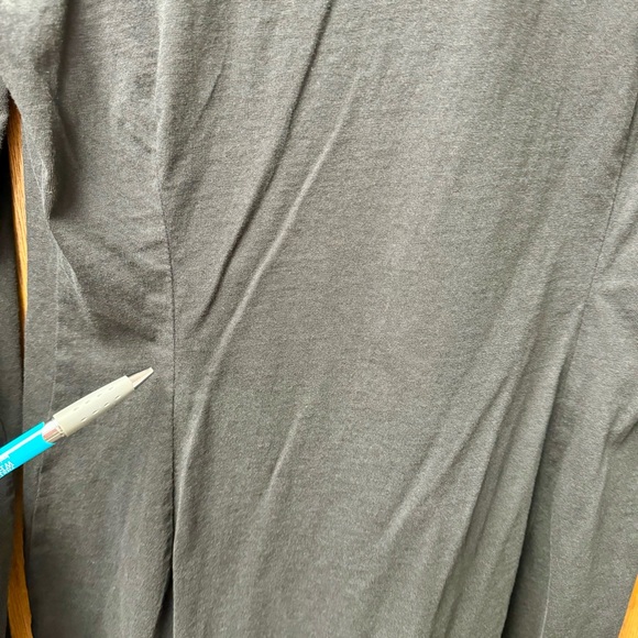 Frank & Eileen Nicole Long Sleeve Henley Dress Heritage Jersey Black Small S - Picture 10 of 14